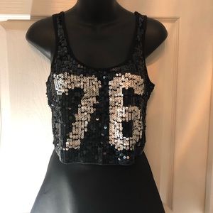 Sequins sports top